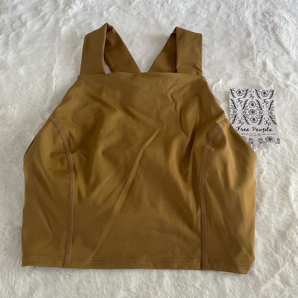 nwt new free people movement cross strap go through it tank size XS extra small